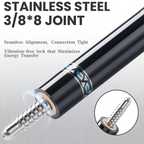 BlkCueShark - Carbon Fiber Pool Cue - U8