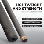 BlkCueShark - Carbon Fiber Pool Cue - U8