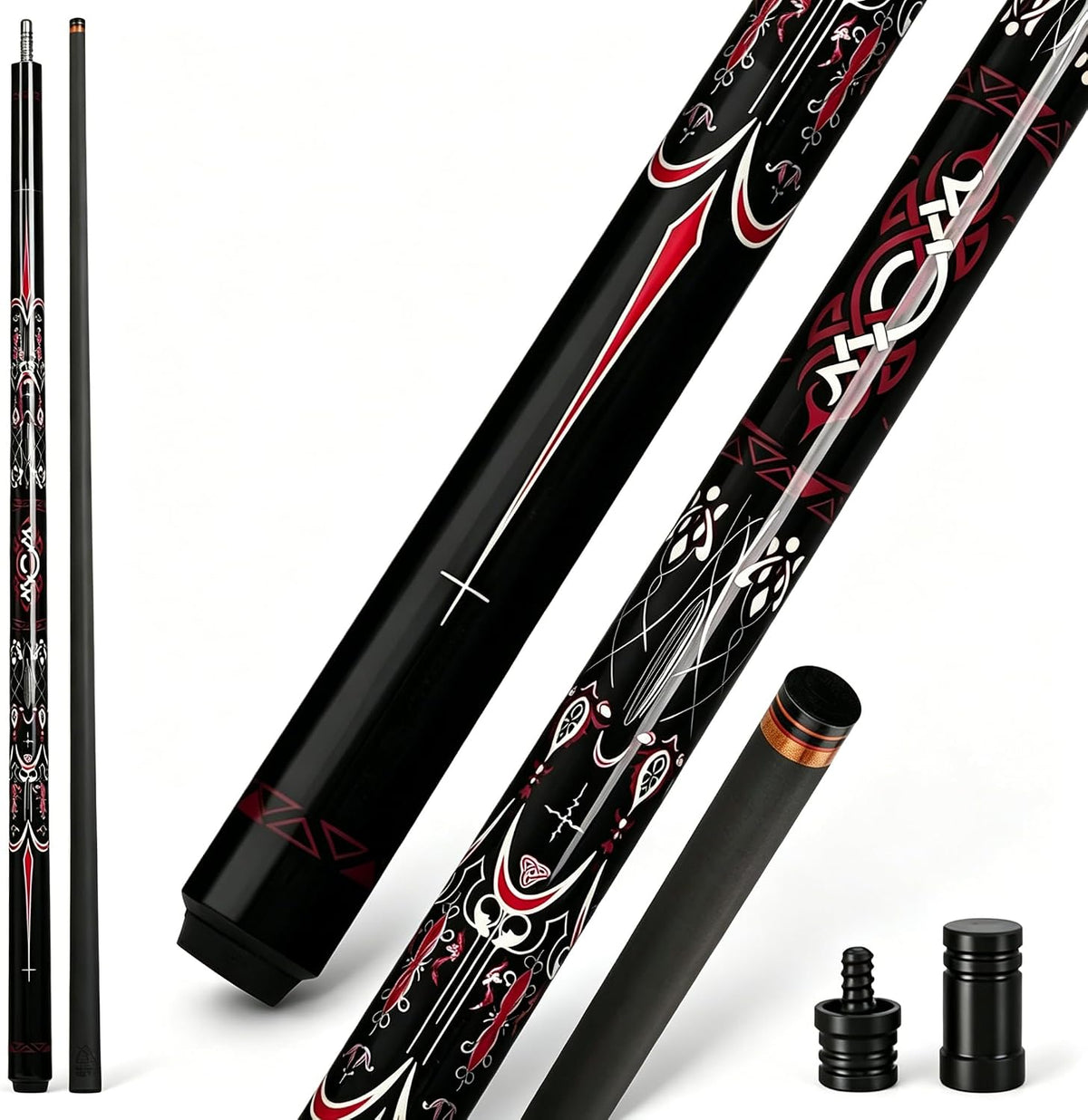 BlkCueShark - Carbon Fiber Pool Cue - CL02