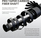 BlkCueShark - Carbon Fiber Pool Cue - CL02