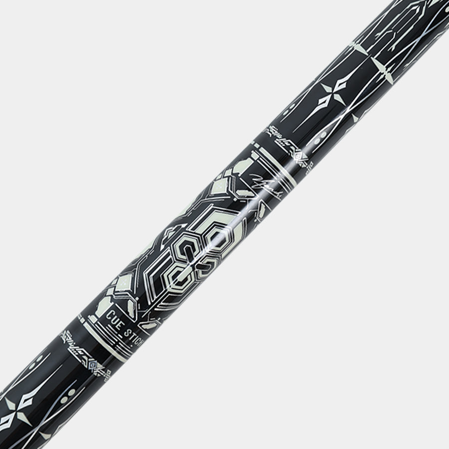 BlkCueShark - Carbon Fiber Pool Cue - JXGM (11.8mm)