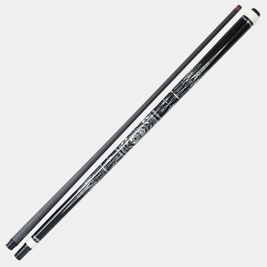 BlkCueShark - Carbon Fiber Pool Cue - JXGM (11.8mm)