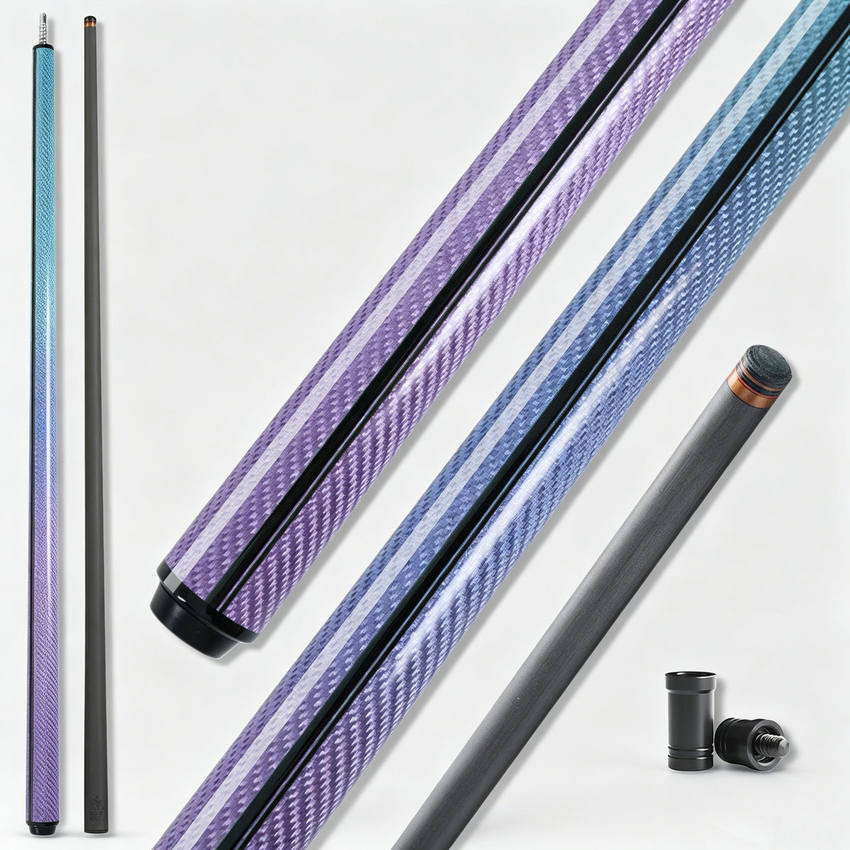 BlkCueShark - Carbon Fiber Pool Cue - Winner