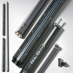 BlkCueShark - Carbon Fiber Jump-Break Cue - Vibrant Series