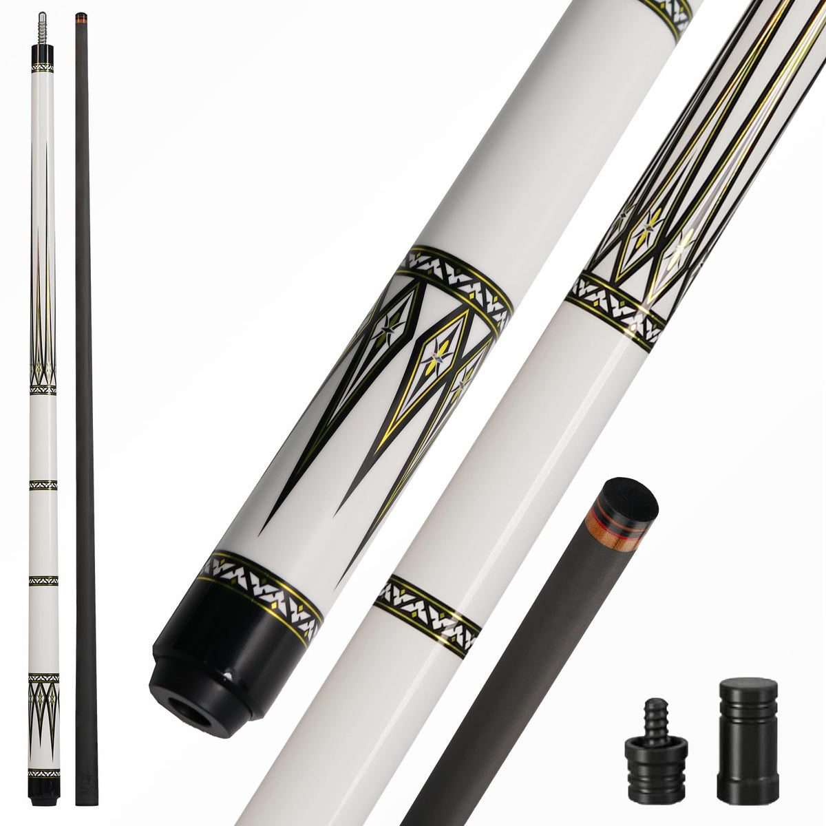 BlkCueShark - Carbon Fiber Pool Cue - U1