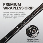 BlkCueShark -  Carbon Fiber Pool Cue - U4