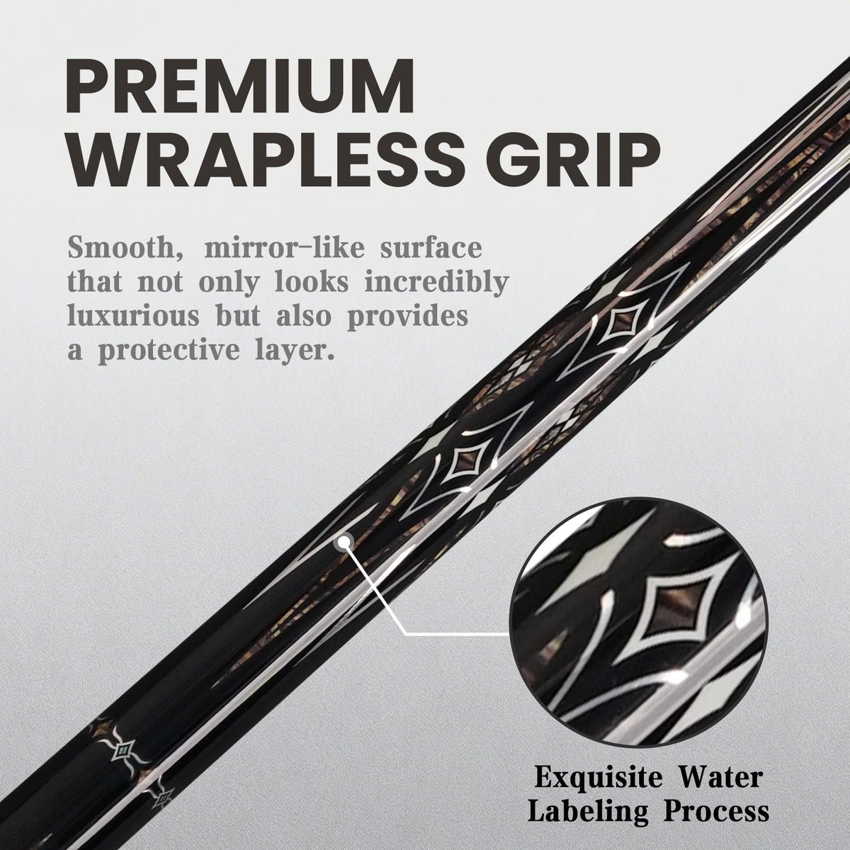 BlkCueShark -  Carbon Fiber Pool Cue - U4