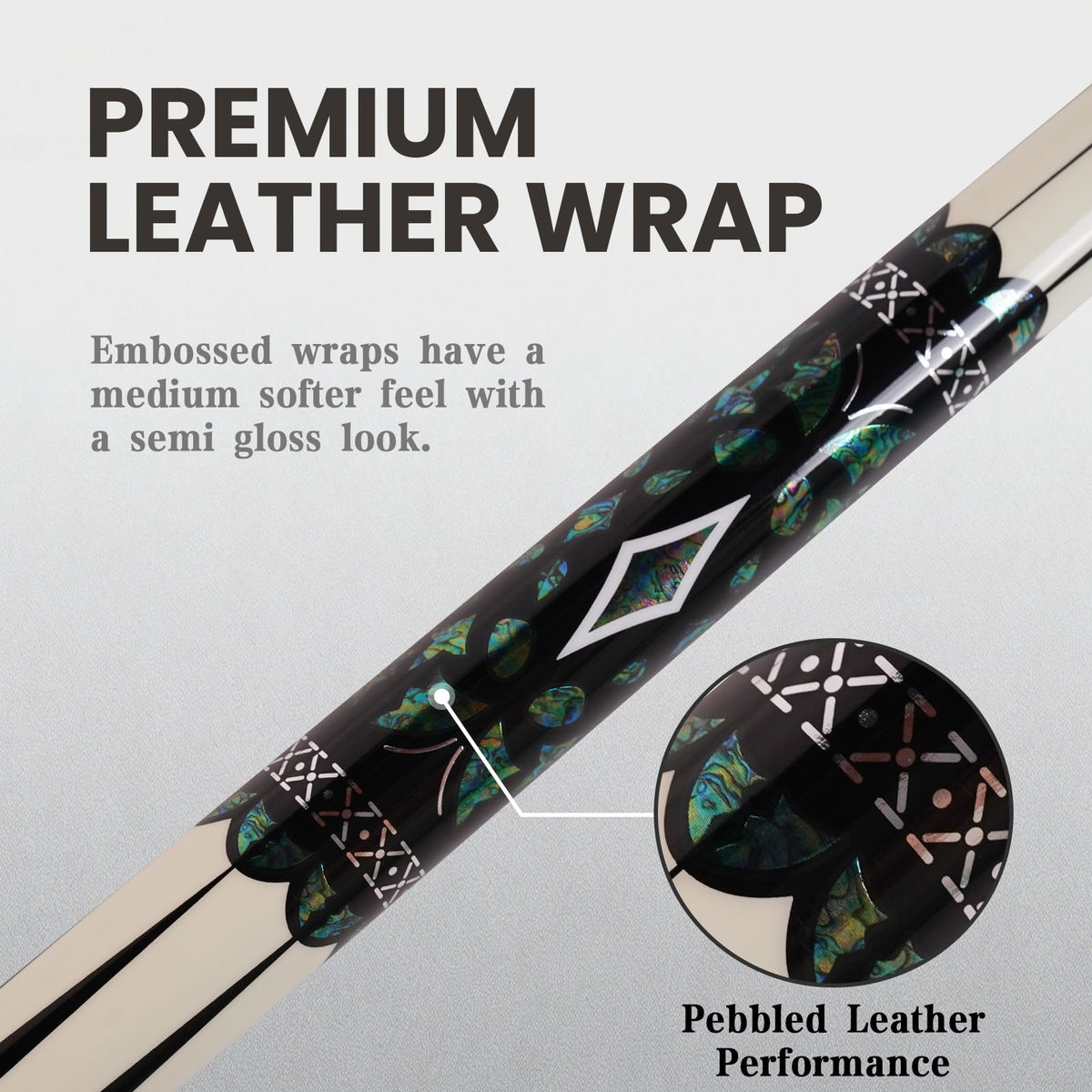 BlkCueShark - Carbon Fiber Pool Cue - F8