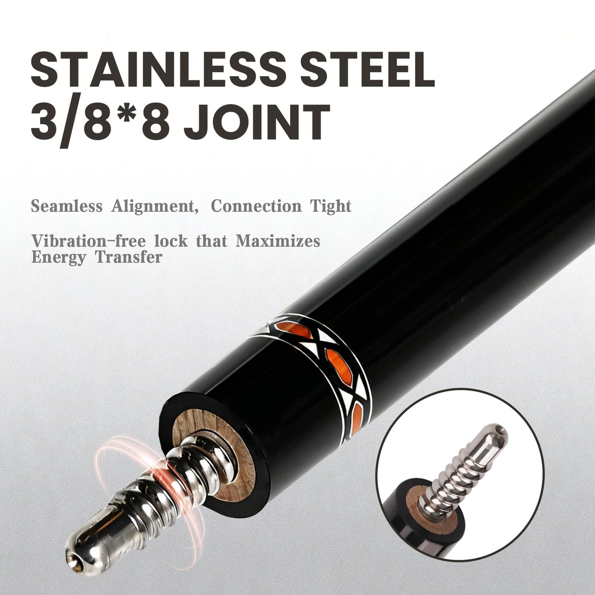 BlkCueShark - Carbon Fiber Pool Cue - Dragon