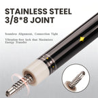 BlkCueShark - Carbon Fiber Pool Cue - F2
